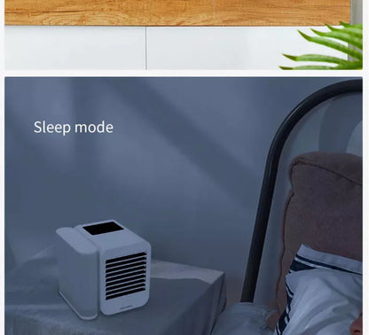 Portable Microhoo Mini Air Conditioner 1000ML Fan Cooler Aromatherapy Essential Oil Diffuser Fast Cooling Humidifier Household