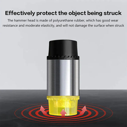 Hammer Double Face Soft Tap Rubber Hammer 20/30/35mm Multifunctional Glazing Window Beads Hammers Nylon Head Rubber Mallet