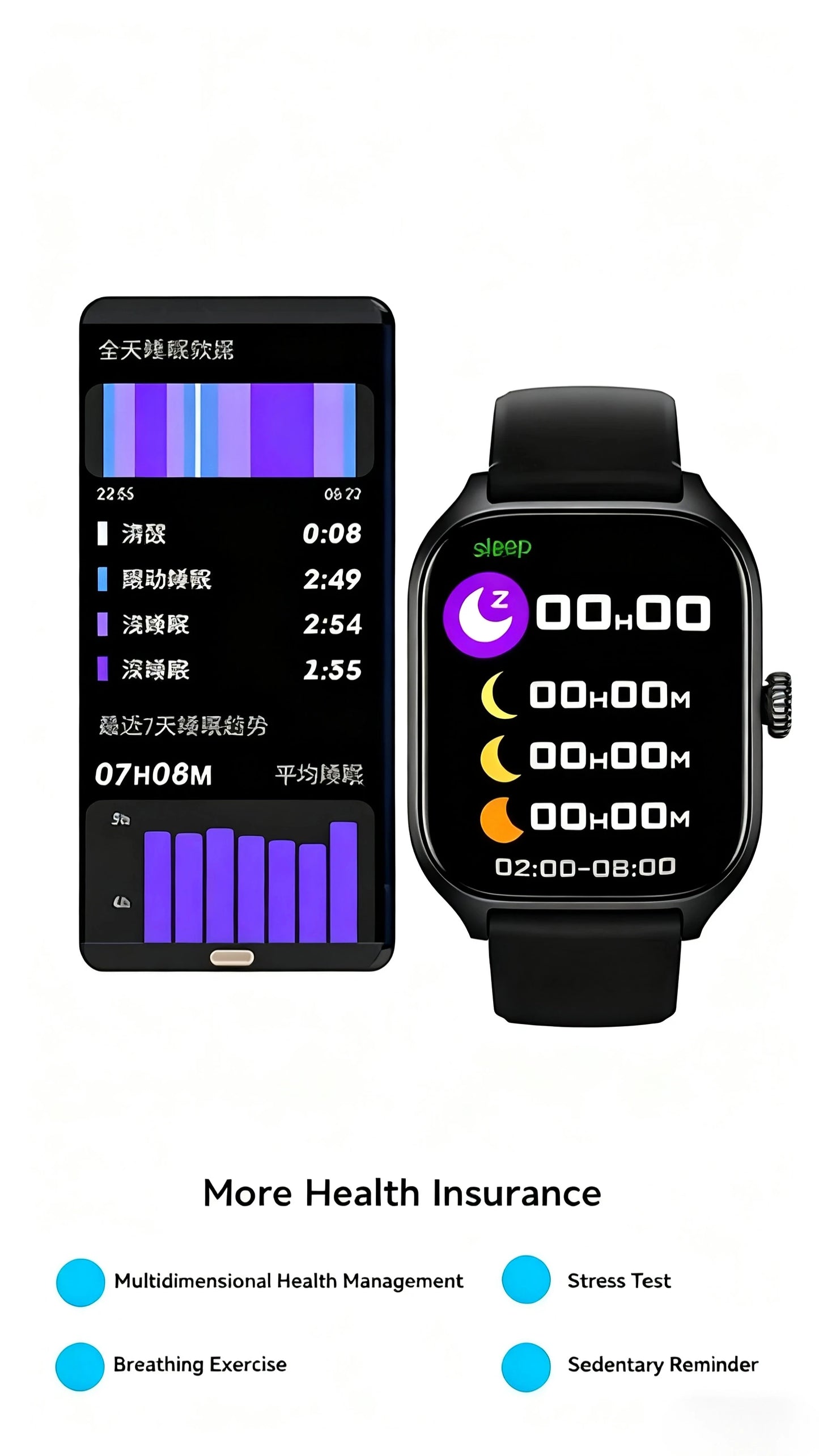 HOMEFISH H9 Intelligent Watch Bluetooth Call Remote Photography Sleep Monitoring Multiple Sports Modes Heart Rate Blood