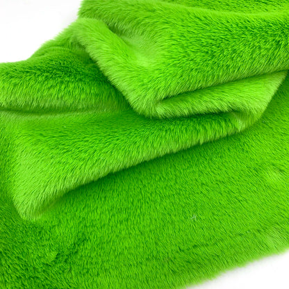 1Pcs 50/80/160cm Faux Rabbit Fur Fabric 100% Polyester 10mm Pile Super Soft Plush Fabric For Handmade Stuffed Toys Sewing Fabric