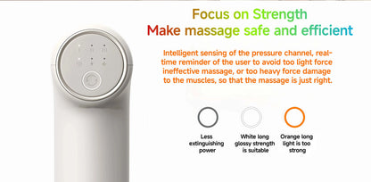 New Mijia Mini Fascia Gun 3 Portable Muscle Massage Gun Thrust Brushless Silent Motor 3 Massager Heads Relax Body Type-C CN