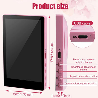 Wireless Vlog Mobile magnetic selfie screen using phone rear camera for Selfie Vlog or Live Stream Compatible.