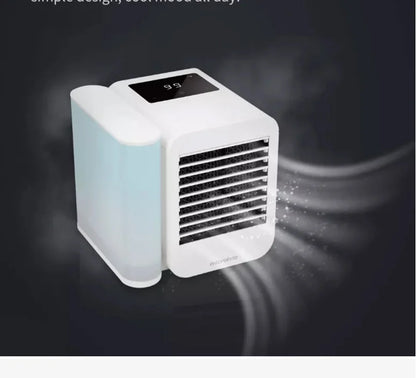 Portable Microhoo Mini Air Conditioner 1000ML Fan Cooler Aromatherapy Essential Oil Diffuser Fast Cooling Humidifier Household