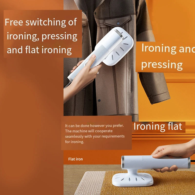 HOMFISH Handheld Iron Steamer 360° Ironing Small Garment Steamer USB Powered Electric Ironing Machine for Fabric Clothes Ironing