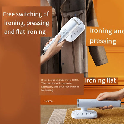 HOMFISH Handheld Iron Steamer 360° Ironing Small Garment Steamer USB Powered Electric Ironing Machine for Fabric Clothes Ironing