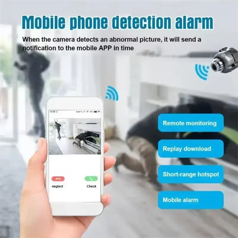 2026 New X5 Mini Camera 1080P Clear Night Vision Lightweight Portable Premium Cams Motion Detection Wireless Surveillance Camera