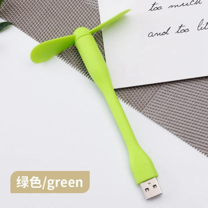 Mini USB Fan Flexible Bendable Cooling Fan For Power Bank Laptop PC AC Charger Portable Hand Fan Computer Summer Gadget