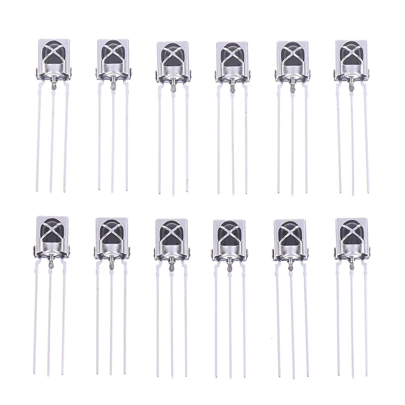 10Pcs Universal IR Infrared Receiver Sensor Module For VS1838B LF1738 Inductive Infrared Remote Receiver Tube Receiving Head