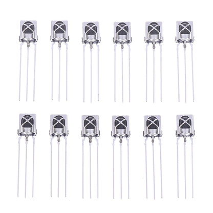 10Pcs Universal IR Infrared Receiver Sensor Module For VS1838B LF1738 Inductive Infrared Remote Receiver Tube Receiving Head