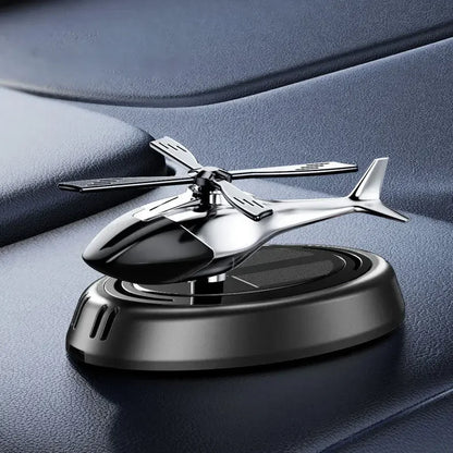Solar Car Air Freshener Perfume Helicopter Decor Interior Decor Solar Car Rotating Aromatherapy Perfume