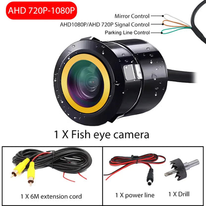 AHD 1080P Car Front Rear View Reversing Camera 170° Fisheye Lens Full HD Night Vision CVBS Vehicle Backup Camera