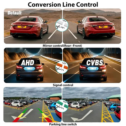 AHD 1080P Car Front Rear View Reversing Camera 170° Fisheye Lens Full HD Night Vision CVBS Vehicle Backup Camera