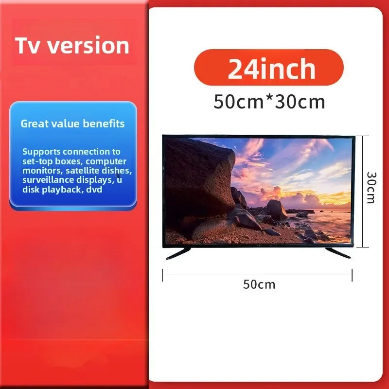 22-24 Inch Intelligent Network TV With TV Function LED Television Home Appliances IPS 1920*1080 Resolution PAL\NTSC\SECAM
