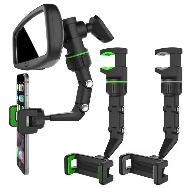 Universal Automotive Mobile Phone Bracket Rearview Mirror Fixed Rotary Adjustment Cross Border Automotive Bracket