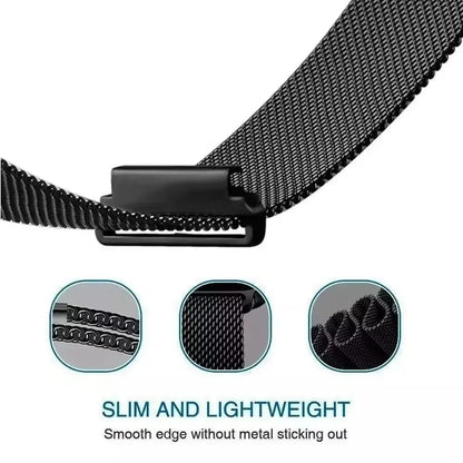 20mm 22mm Magnetic Milanese Strap for Garmin Forerunner165 55 645 265 965 255/Active 5/Vivoactive Comfortabe Band Garmin Venu 3