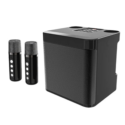 Karaoke Machine for Adults, Portable Bluetooth Karaoke Microphone Singing Speaker Karaoke Player with 2 Wireless Mic Home Party
