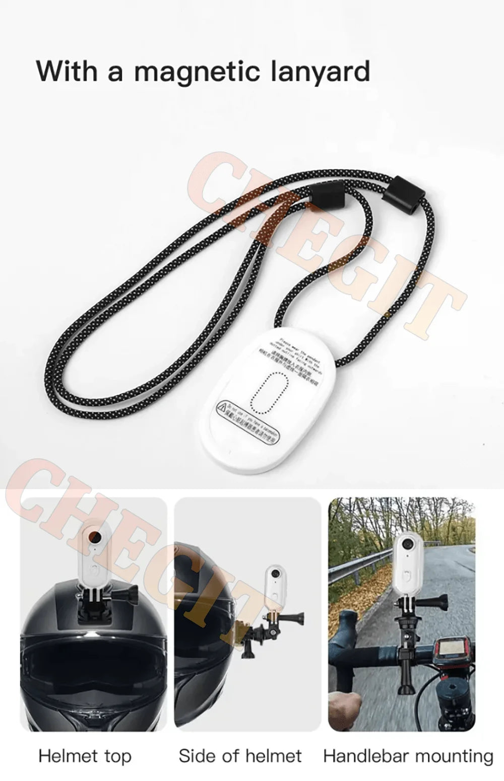 4K WiFi HD POV Magnetic Mini Action Camera Wireless Pocket Video Vlog Cam Helmet Motorcycle Bicycle Sports Holder Mount Recorder