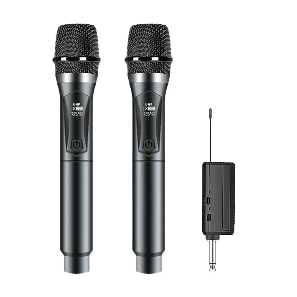 Dual Wireless Microphone Home Karaoke Stage Sound System ,Professional High-Volume Handheld Wireless Microphones for KTV