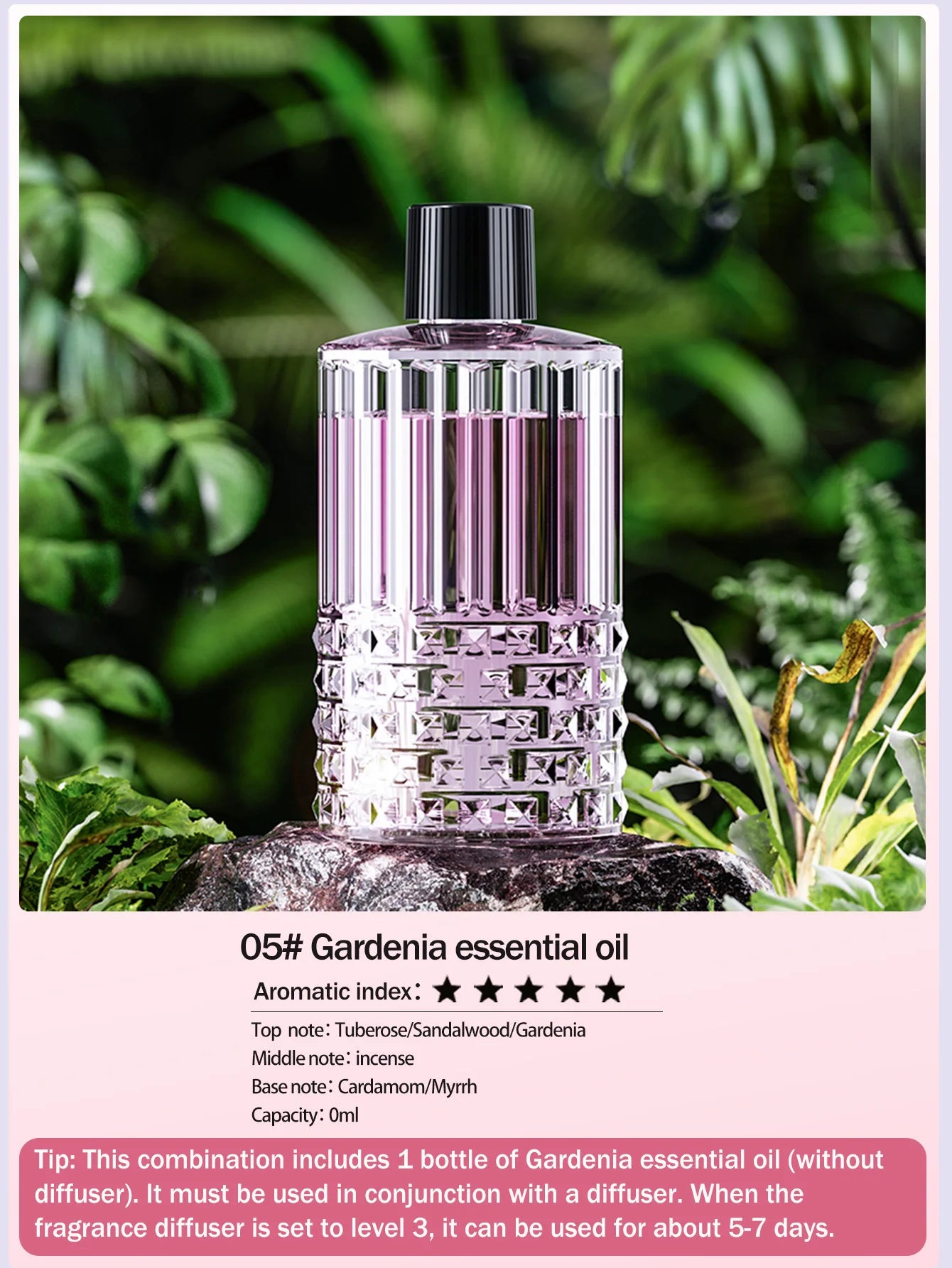 Multifunctional rechargeable portable essential oil diffuser Multiple aroma aromatherapy essential oils can be used in home cars
