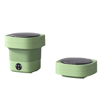6L/11L Portable Folding Washing Machine Big Capacity With Spin Dryer Bucket for Clothes Travel Home Underwear Socks Mini Washer