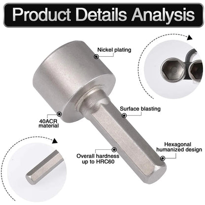 9/14/23pcs/set 5mm-13mm Hex SocketS Sleeve Nozzles Nut Driver Set Power Nuts Driver Socket Screwdriver Set Bits Sets Tools