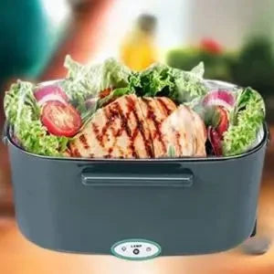 1.5L 60W Electric Portable Lunch Box Food Warmer – Leak-Proof Food Heater for Car or Home, Lunch Heating Microwave for Truckers