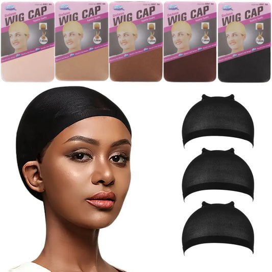 4PCS High Quality Wig Caps, Stocking Wig Caps for Halloween, Cosplay. Wig Cap for Women, Men, Kids, Stocking Caps for Wigs