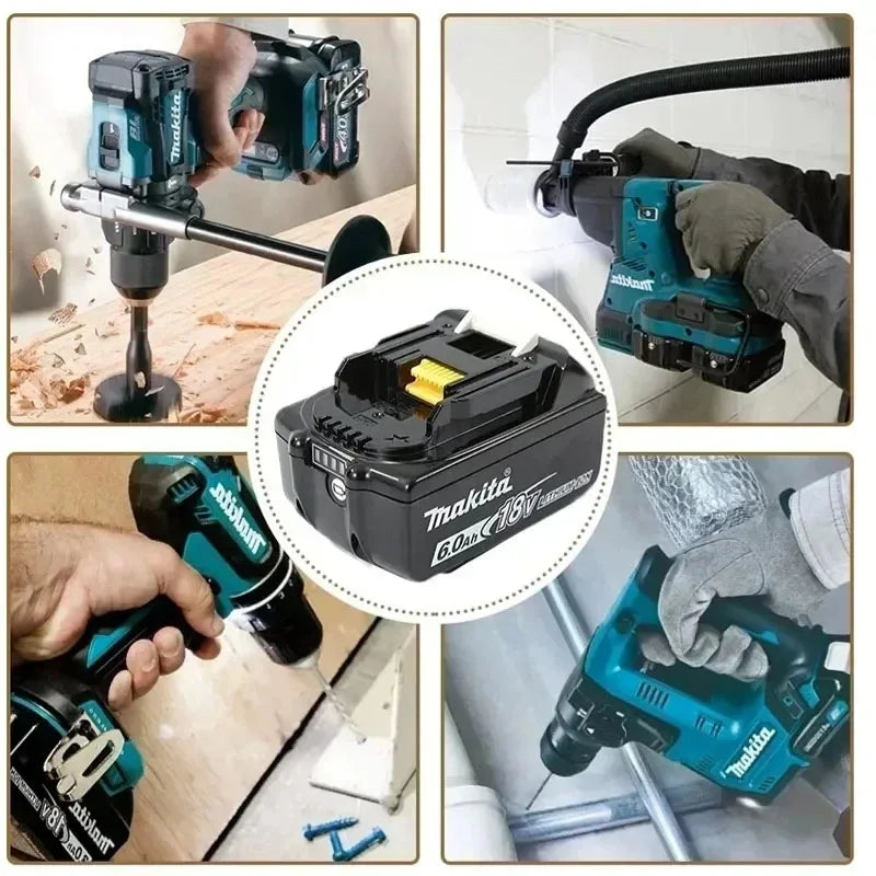 100% Original Makita battery, 18V 5.0Ah 6.0Ah 9.0Ah rechargeable battery, replacing Makita BL1830 BL1840 BL1850 BL1860B