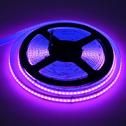 5M 10M 20M COB RGBW RGBWW LED Strip 24V Flexible Color Changing Dimmable Room Liner Light Home Decor 2.4G RF Remote Control Kit