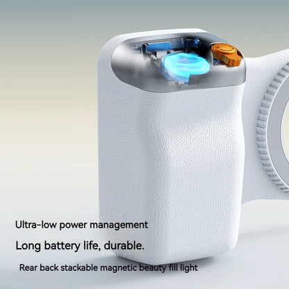 Magnetic Phone Camera Shoot Hand Grip Zoomable Smart Phone Holder Shooting Aid Remote Control Handle For Iphone Android Phone