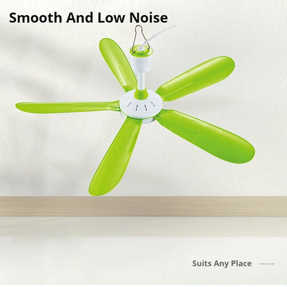 220V AU/EU/UK Silent 5 Leaves Ceiling Canopy fan with 1.8m switch Hanging Fan for Camping Bed Dormitory Tent  celling fan