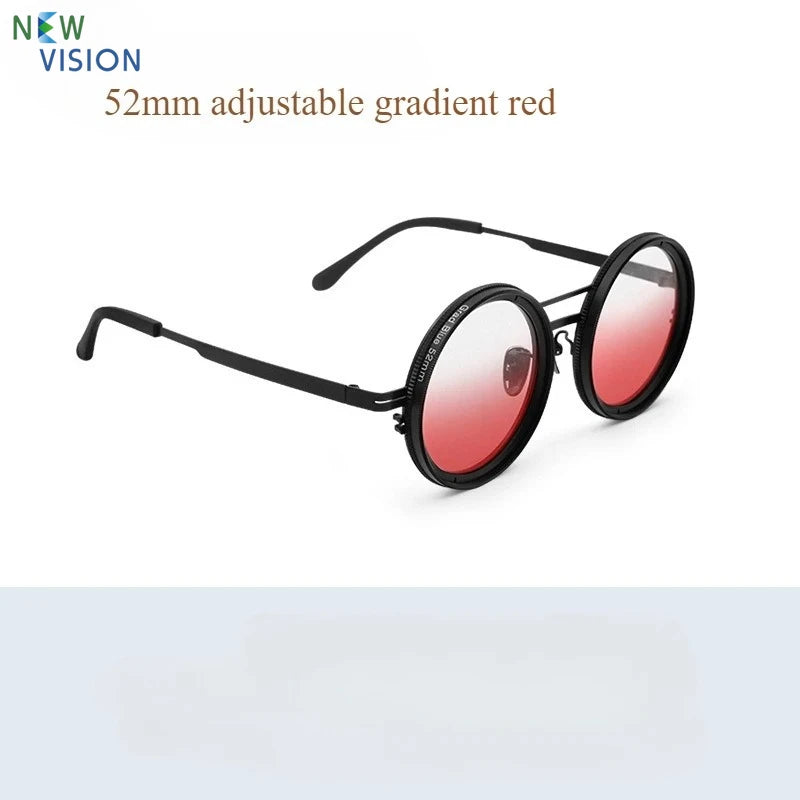 ND9 adjustable dimming sunglasses men women handmade innovative outdoor fishing UV400 polarized sun glasses support myopia lens