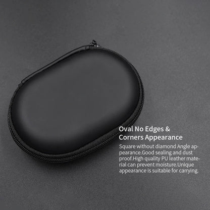 Earphone Storage Bag Square Headset Box Indoor Outdoor Travelling Earphones Storaging Case Accessories with Zipper