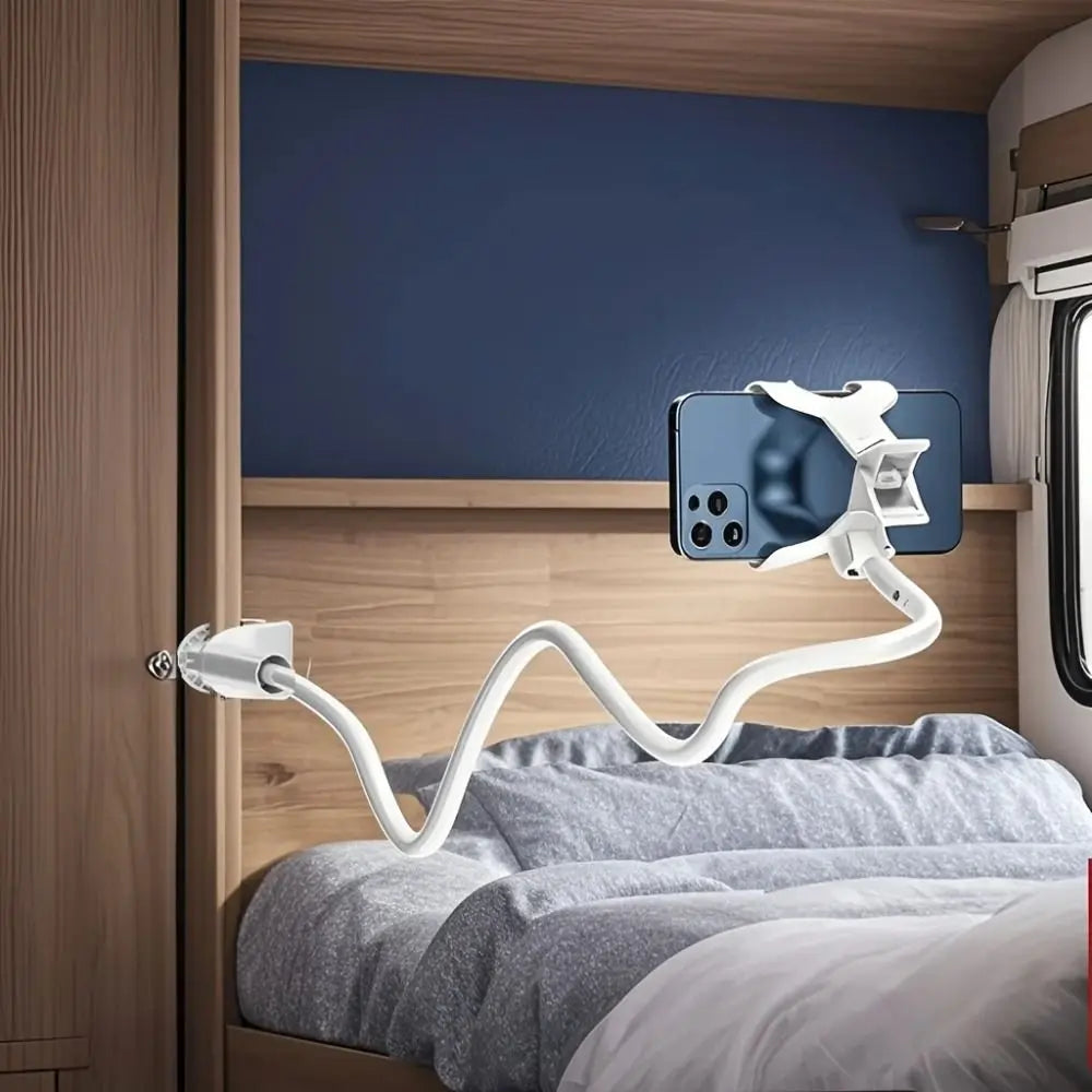 New 360 Rotating Lazy Phone Holder Universal Adjustable Desktop Phone Clip Flexible with Handle Bed Desktop Mount Bracket