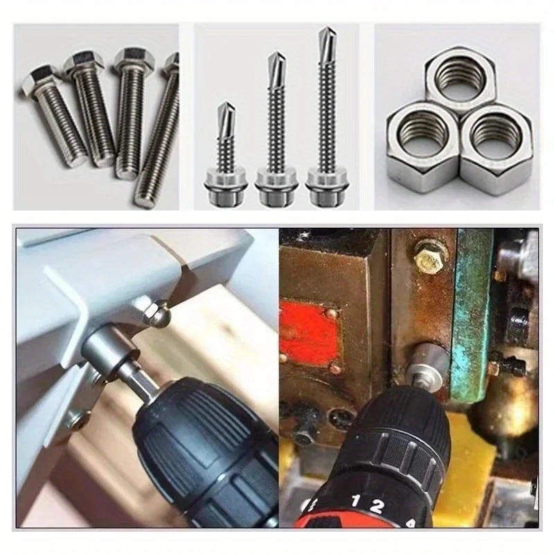 9/14/23pcs/set 5mm-13mm Hex SocketS Sleeve Nozzles Nut Driver Set Power Nuts Driver Socket Screwdriver Set Bits Sets Tools