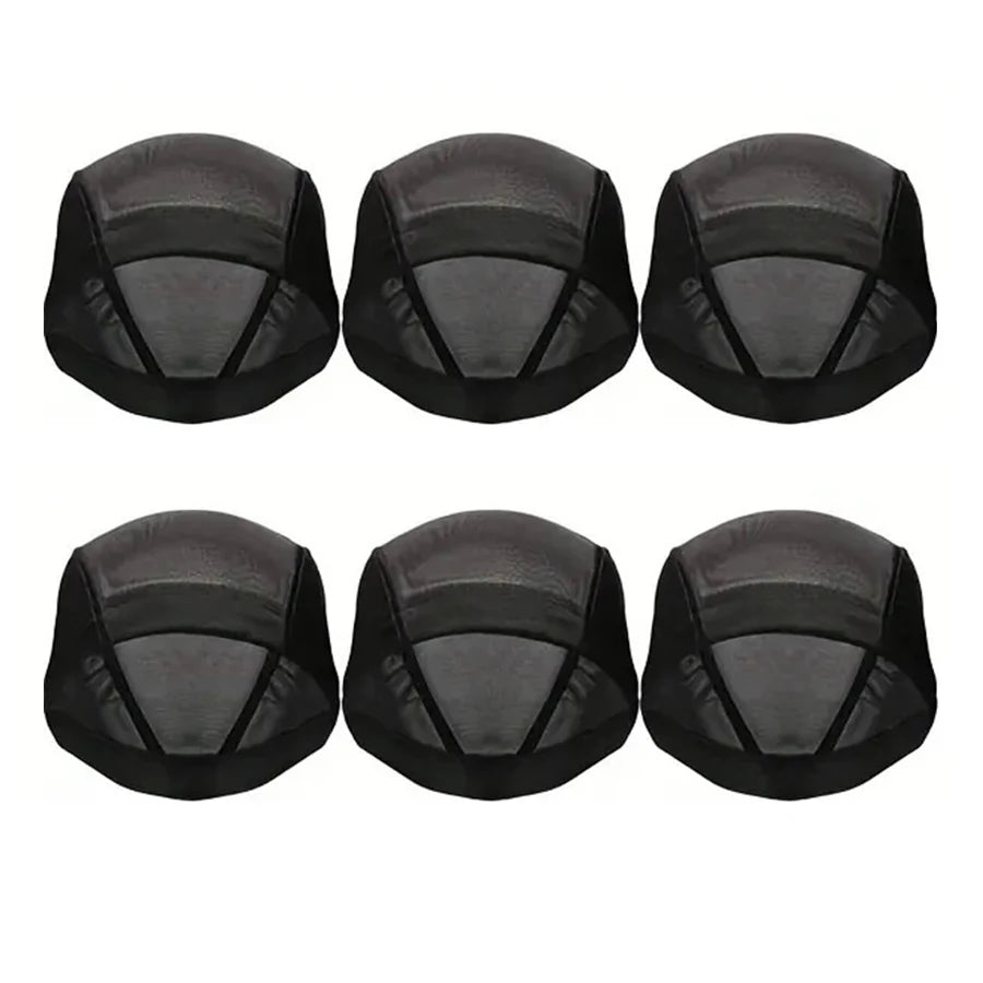 1-6PC Spandex Mesh Dome Wig Cap Easier Sew In Hair Stretchable Weaving Cap  Weaving Wig Cap Stretchable Hairnets