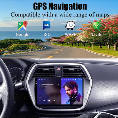 For Suzuki SX4 S-Cross 2014 2015 2016 2017 Android 15 Car Radio Multimedia Player Stereo GPS WIFI+4G wireless Carplay Auto video