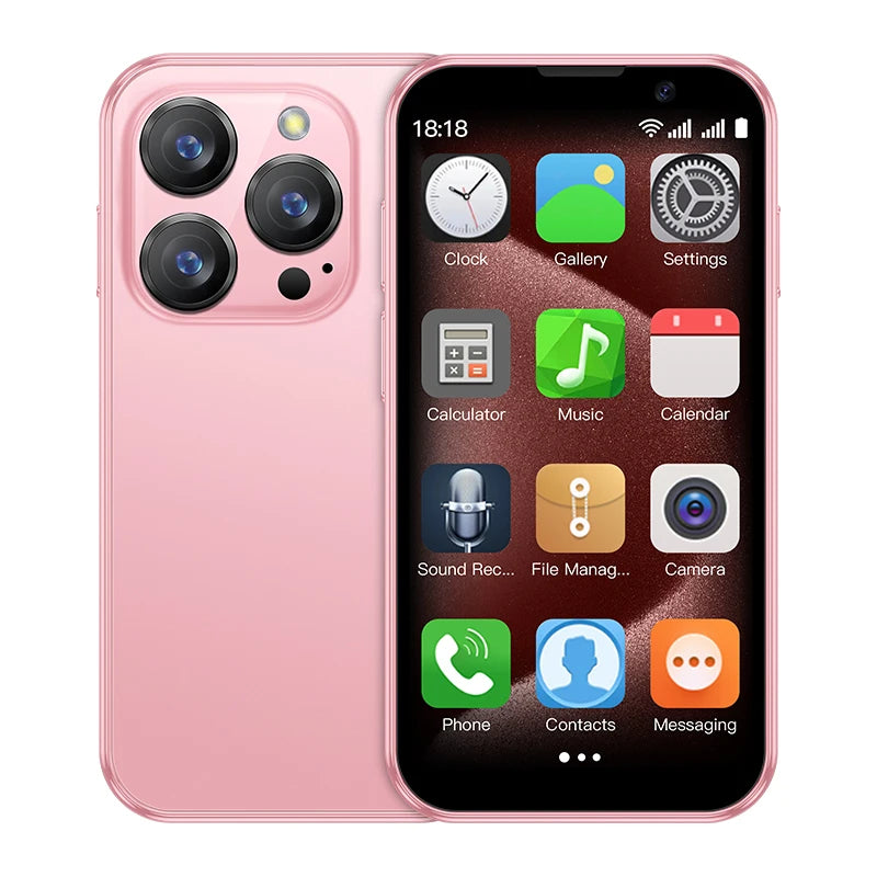 SOYES XS18 Pro 3.0" Mini Smartphone 2GB RAM 16GB ROM Facial Recognition Android9.0 Dual SIM Standby 1000mAh 3G Network Phone