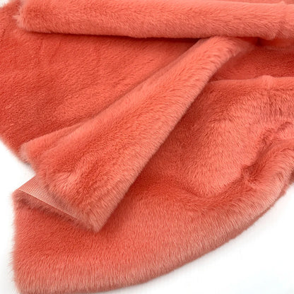 1Pcs 50/80/160cm Faux Rabbit Fur Fabric 100% Polyester 10mm Pile Super Soft Plush Fabric For Handmade Stuffed Toys Sewing Fabric