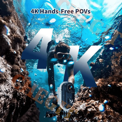 4K WiFi HD POV Magnetic Mini Action Camera Wireless Pocket Video Vlog Cam Helmet Motorcycle Bicycle Sports Holder Mount Recorder