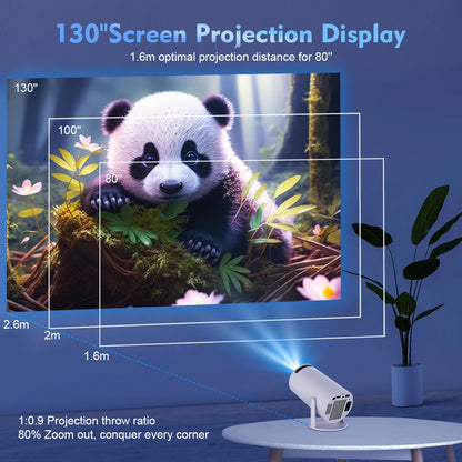 Magcubic Projector HY300 PRO 8K Android 14 Dual Wifi6 290ANSI Allwinner H726 BT5.4 1080P 1280*720P Home Cinema Outdoor Projetor