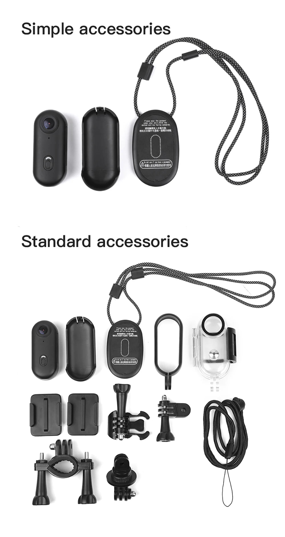 4K WiFi HD POV Magnetic Mini Action Camera Wireless Pocket Video Vlog Cam Helmet Motorcycle Bicycle Sports Holder Mount Recorder