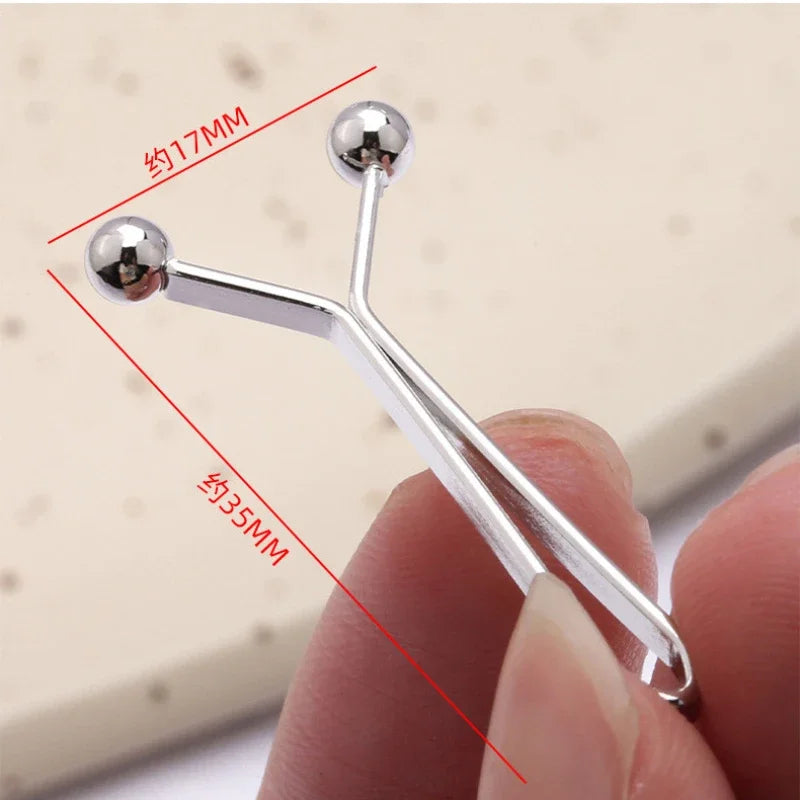 10pcs Invisible Metal Waist Clips Adjustable Button Clips for Jeans and Clothes Tightener with Hidden Design