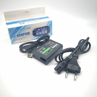 EU/US Plug Home Wall Charger AC Adapter Power Supply Cord for Sony PSP/PSV Host ACCU PSP1000/2000/3000 Supply Source and Game