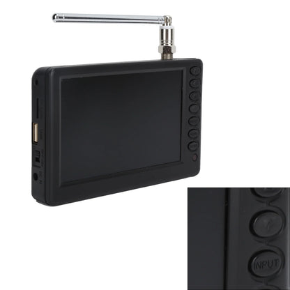 LEADSTAR 5 Inch Digital Television Portable Digital TV for Car Camping Kitchen 110‑ Mini TV Portable Digital TV Portable TV