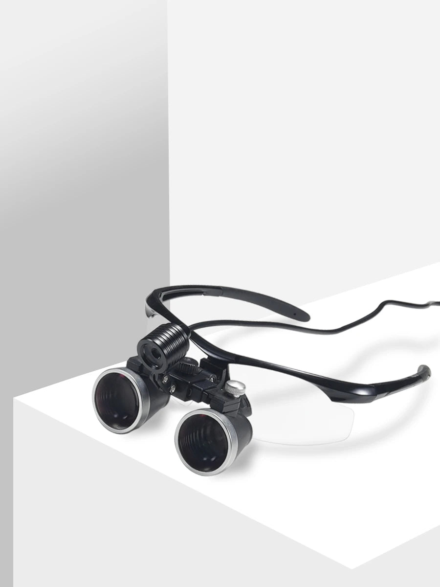 Dentistry Binocular Magnifier 2.5X 3.5X Ultra-lightweight Optical Loupes 320-420mm Magnifying Glass for Dental Surgery