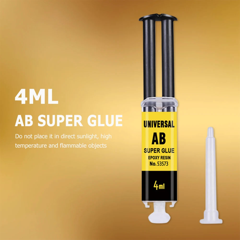 4/25ml Epoxy Resin AB Glue Waterproof Instant Fast Adhesive Repair Strong Super Liquid Glue For Wood Plastic Metal Glue Welding