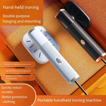 HOMFISH Handheld Iron Steamer 360° Ironing Small Garment Steamer USB Powered Electric Ironing Machine for Fabric Clothes Ironing