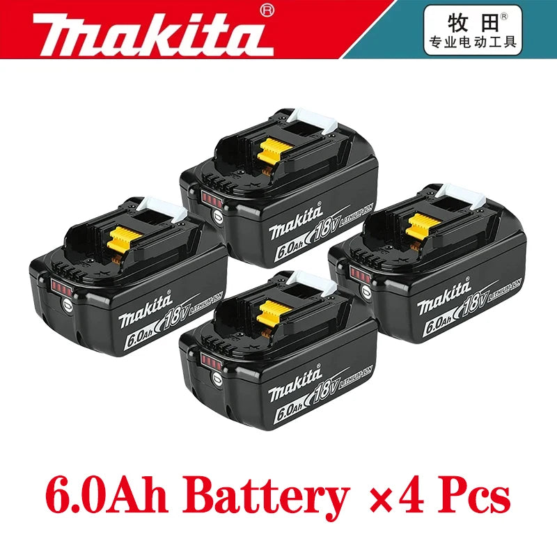 100% Original Makita battery, 18V 5.0Ah 6.0Ah 9.0Ah rechargeable battery, replacing Makita BL1830 BL1840 BL1850 BL1860B