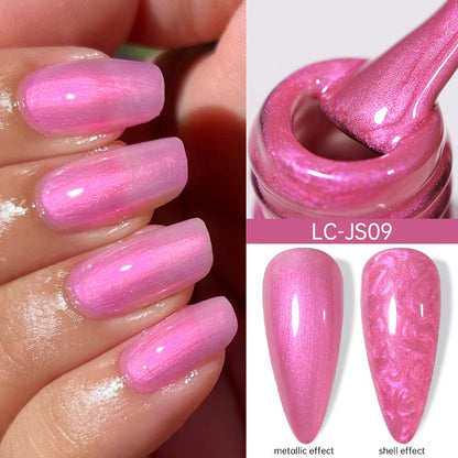 LILYCUTE Ancora Red Autumn Winter Gel Nail Polish Semi Permanent Soak Off UV LED Gel Varnish Manicure Nail Supplies
